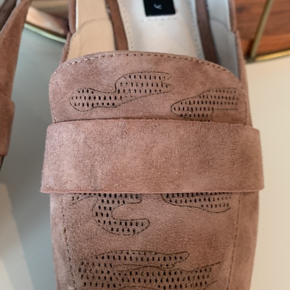 NIB Sanctuary Sass 2.0 desert taupe perforated loafers-size 7 - Picture 6 of 13